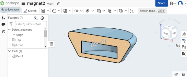 Parametrické modelování v Onshape