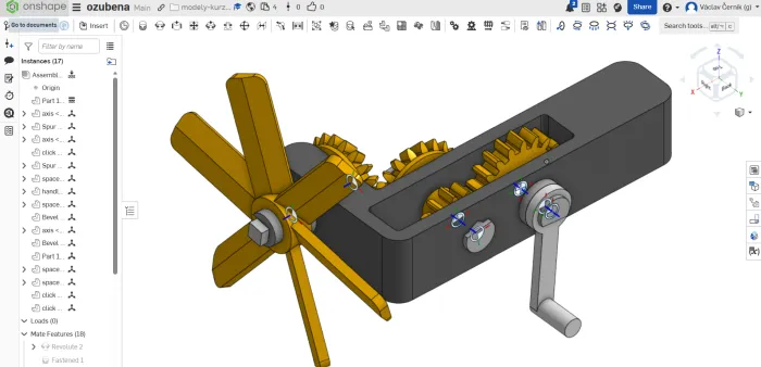 Sestavy a pokročilé techniky parametrického modelování