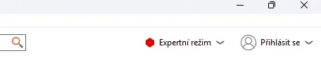 Expertní režim
